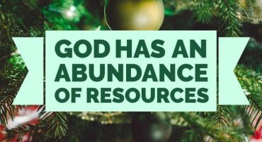 God Jots™ - God Has An Abundance of Resources